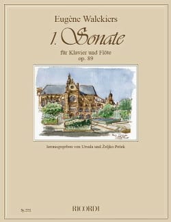 Sonate n° 1 Op. 89 - Flûte et piano - Eugene Walckiers - Partition