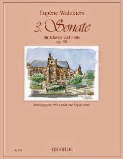 Sonate n° 3 Op. 98 - Flûte et piano - Eugene Walckiers - Partition