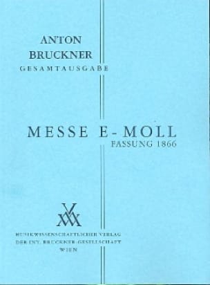 Messe e-moll 1. Fassung 1866 BRUCKNER Partition Petit format