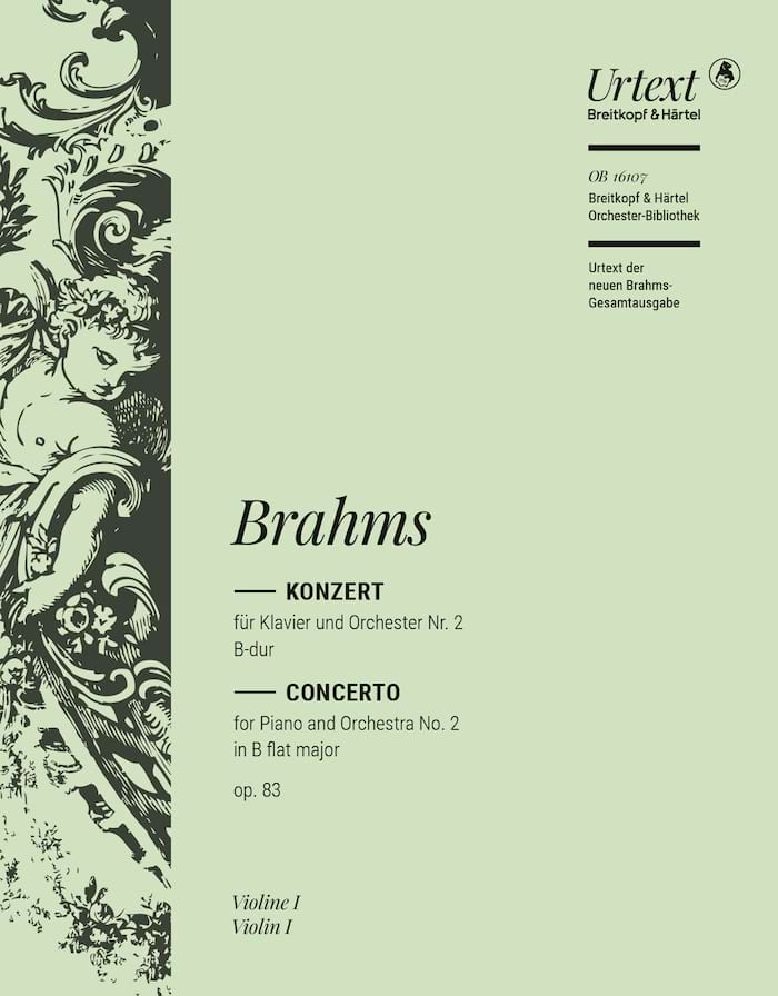 Piano Concerto n°2, op. 83 - Violon 1 BRAHMS Partition