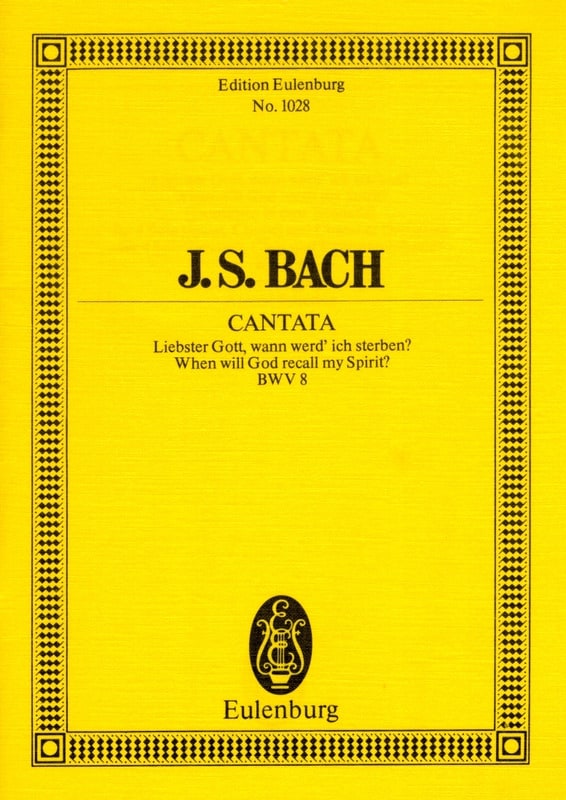 Cantate BWV 8 - Score BACH Partition Petit format