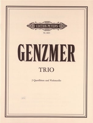 Trio - 2 Flöten Violoncello - Partitur + Stimmen - Harald Genzmer