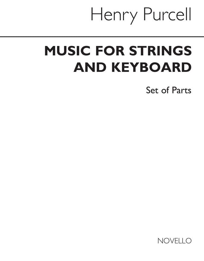 Music for Strings and Keyboard - Parts strings PURCELL Partition