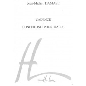 Cadence du Concertino pour Harpe Jean-Michel Damase Partition Harpe