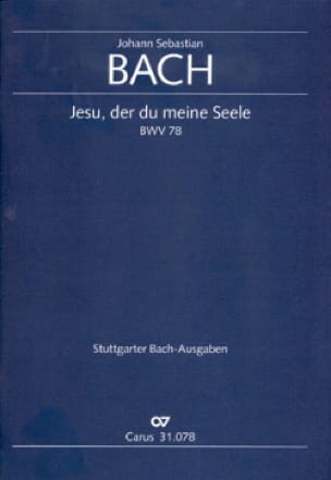 Cantate Jesu, Der du Meine Seele BWV 78 BACH Partition Petit format