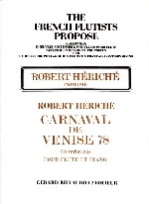 Carnaval de Venise 78 Robert Hériché Partition Flûte traversière