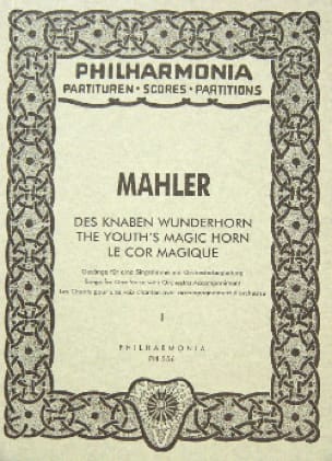 Des Knaben Wunderhorn - Band 1 - Partitur - MAHLER - Partition