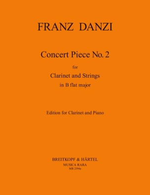 Concert Piece n° 2 in B flat major - Clarinet piano - Franz Danzi