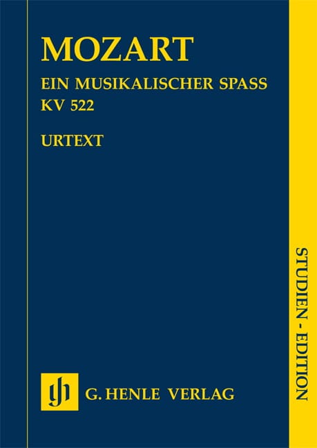 Ein Musikalischer Spass, Kv 522 - Conducteur Poche - MOZART