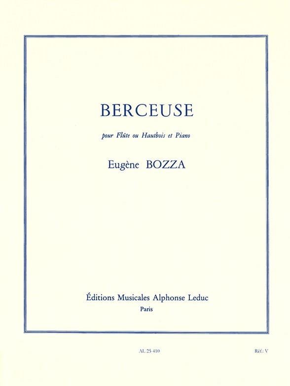 Berceuse Eugène Bozza Partition Flûte traversière