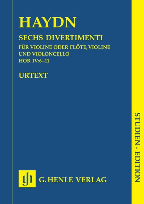 6 Divertimenti - Score HAYDN Partition Petit format