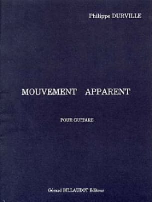 Mouvement apparent Philippe Durville Partition Guitare