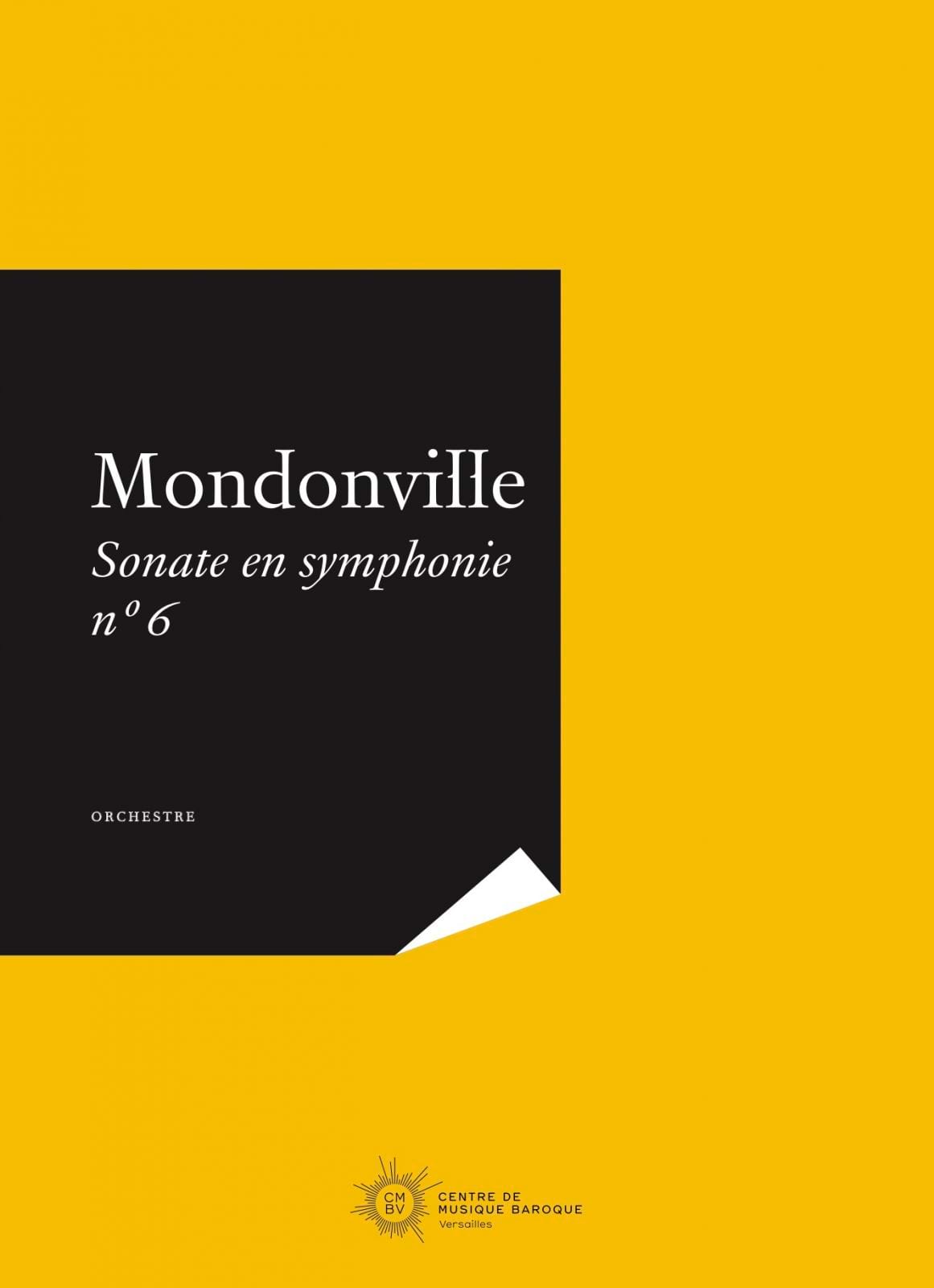 Sonata sesta - Conducteur - Jean-Joseph (Cassanea de) Mondonville