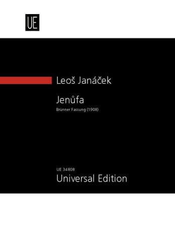 Jenufa 1908 JANACEK Partition Petit format