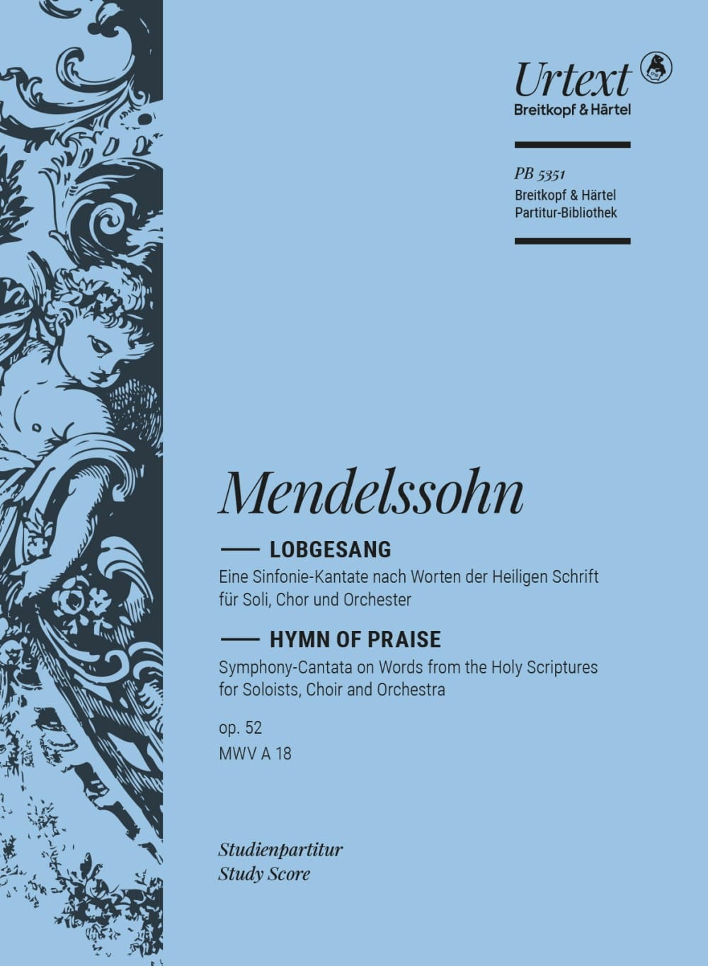 Lobgesang - Score - MENDELSSOHN - Partition - Petit format