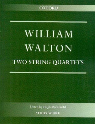 2 Quatuors à Cordes - Conducteur William Walton Partition Grand format