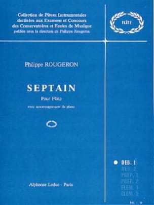 Septain - Flûte et Piano - Philippe Rougeron - Partition