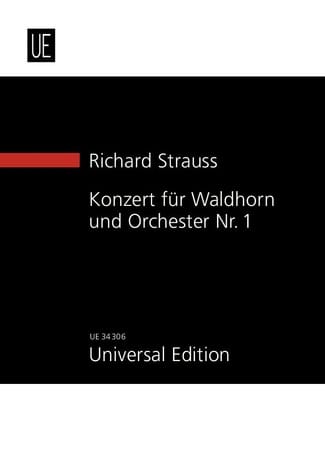 Waldhornkonzert Es Dur Op. 11 Richard Strauss Partition Petit format