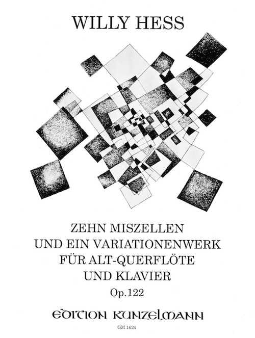 10 Miszellen und ein Variationenwerk - Altquerflöte u. Klavier