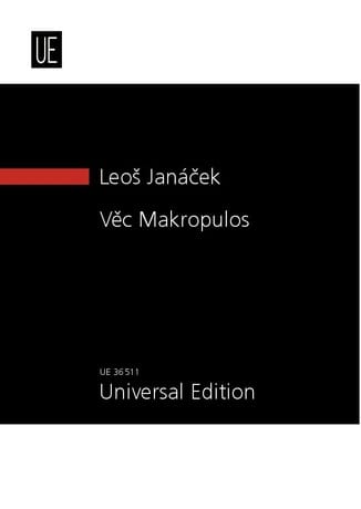 L'Affaire Makropoulos - Opéra JANACEK Partition Petit format