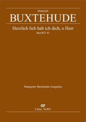 Herzlich lieb hab ich dich, o Herr BUXWV 41 - BUXTEHUDE - Partition