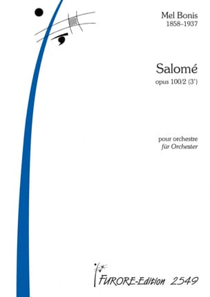 Salomé, op. 100 n° 2 Mel Bonis Partition Grand format