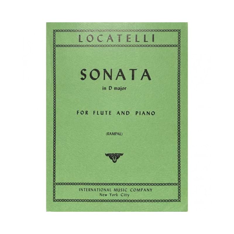 Sonata in D major - Flute piano LOCATELLI Partition Flûte traversière