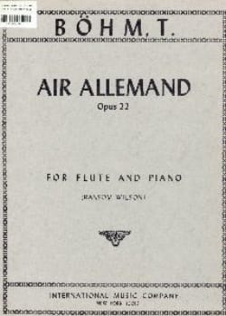 Air allemand op. 22 Theobald Boehm Partition Flûte traversière