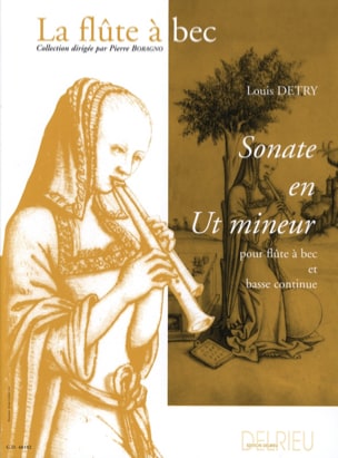 Sonate en ut mineur Louis Detry Partition Flûte à bec