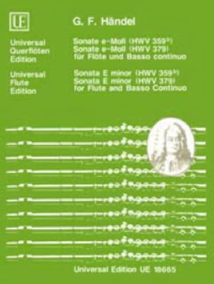 Sonaten e-moll HWV 359b u. HWV 379 - Flöte und Bc - HAENDEL