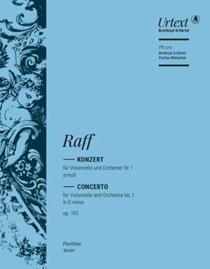 Concerto pour Violoncelle n° 1 - Conducteur - Joachim Raff - Partition