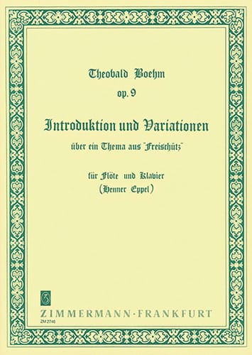 Introduktion und Variationen op. 9 - Flöte und Klavier