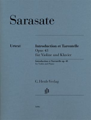 Introduction et Tarentelle SARASATE Partition Violon