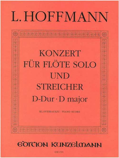 Konzert D-Dur - Flöte Klavier - Leopold Hoffmann - Partition