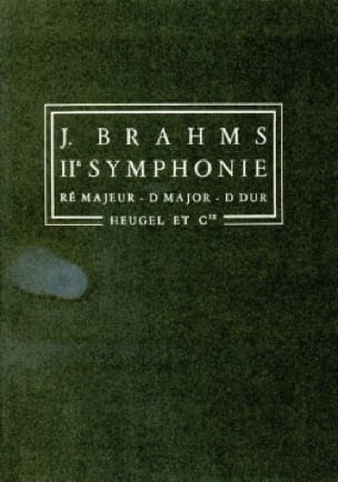 Symphonie N° 2 ré majeur op. 73 - Partitur - BRAHMS - Partition