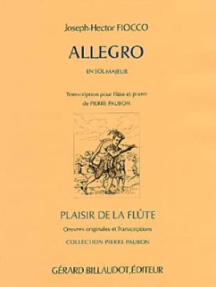 Allegro en Sol maj. - Flûte et piano - Joseph Hector Fiocco