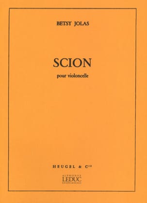 Scion Betsy Jolas Partition Violoncelle