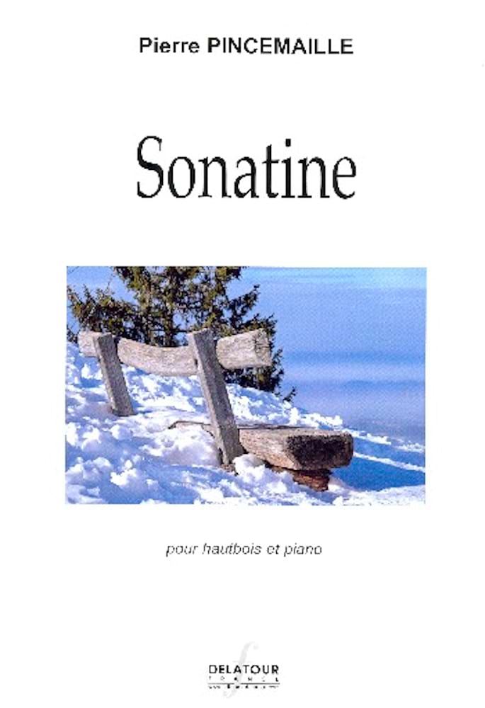 Sonatine Pierre Pincemaille Partition Hautbois