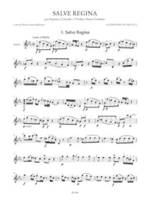 Salve Regina for Soprano, alto, 2 violons et continuo - Set