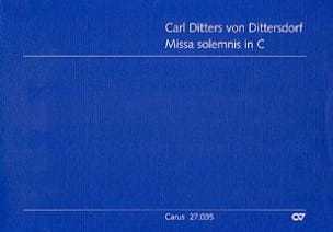 Missa Solemnis in C - Partitur - Carl Ditters Von Dittersdorf