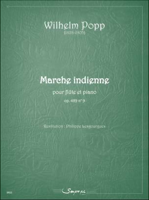 Marche indienne - Flûte et piano - Wilhelm Popp - Partition