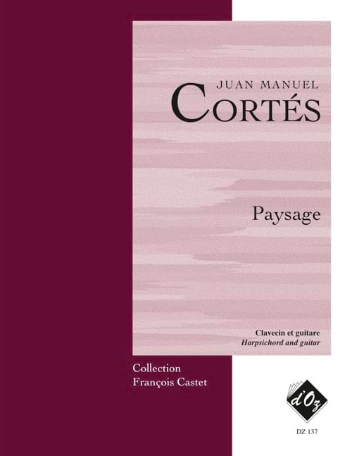 Paysage Juan Manuel Cortés Partition