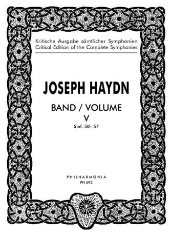 Edition complete Symphonies Volume 5 50-57 - Score - HAYDN - Partition