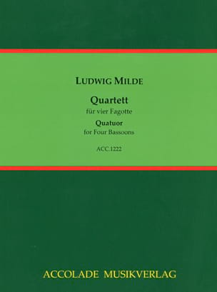 Quartett (Partitur & Stimmen) Ludwig Milde Partition Basson