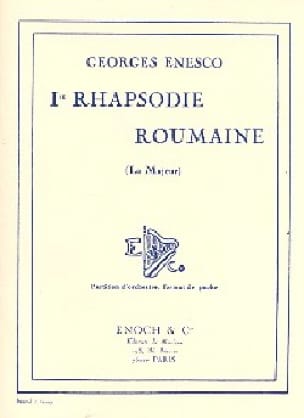 Rhapsodie roumaine n° 1 - ENESCO - Partition - Petit format