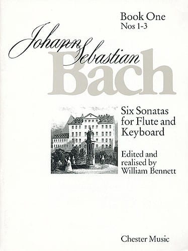 6 Sonatas - Volume 1 - Flûte clavecin BACH Partition Flûte traversière