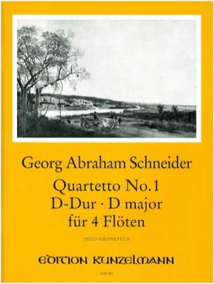 Quartetto n° 1 in D-Dur - 4 Flöten - Georg Abraham Schneider