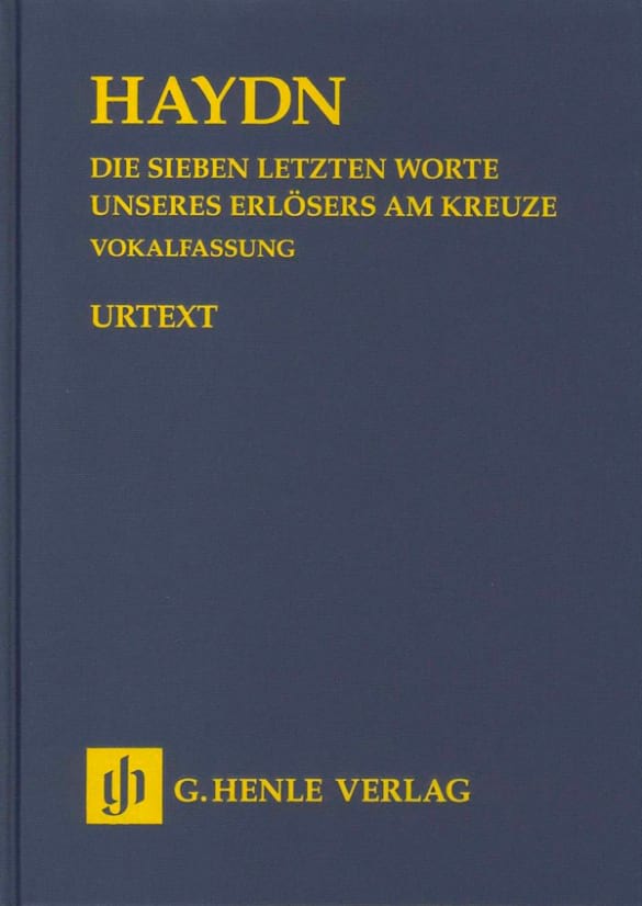 7 Dernières Paroles du Christ - Score HAYDN Partition Petit format