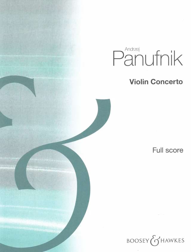 Violin Concerto Andrzej Panufnik Partition Grand format