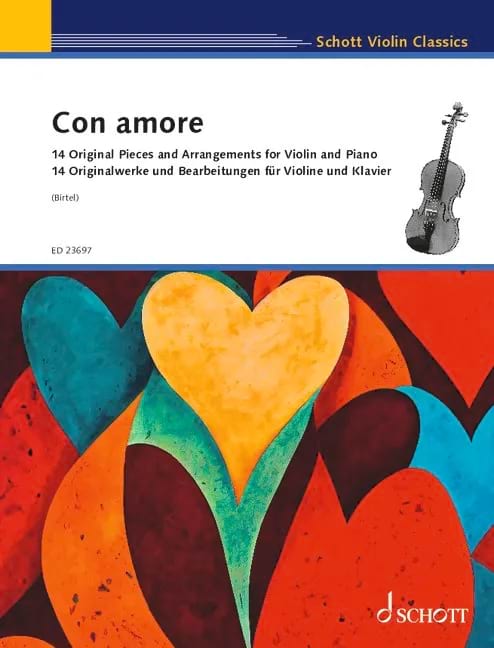 Con amore compositeurs Divers Partition Violon